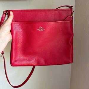 Red Coach Crossbody Purse